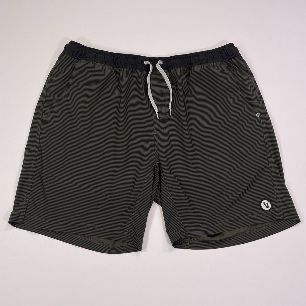 Vuori Kore Shorts 7" Lined Mens XL 34" Waist Gray Athletic Drawstring Athletic